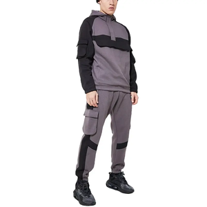 New Arrival Winter Six Pocket Jogger Sport Wear New Style Fashion Fitness Gym Men Tracksuits & Sweat <b>Suits</b> - Product Image 1