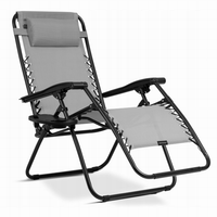 Chaise longue pliante moderne et portable la plus vendue, chaise de jardin, de piscine ou de patio, à gravité zéro