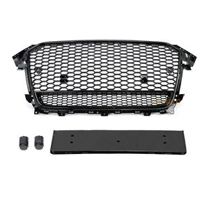 아우디 A4 <span class=keywords><strong>S4</strong></span> 8K 2013 2014 2015용 자동차 센터 그릴 하단 프레임 메쉬 그릴 B85 B8.5 RS4 스타일 ABS 프론트 범퍼 그릴 - Product Image 5