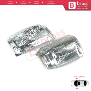 Lente de Espejo Retrovisor Lateral BSP594 con Luz Indicadora Blanca Transparente, Izquierda/Derecha, para Transit MK8 T18 V363 2013 en Adelante, 1847387 1847389 - Product Image 3