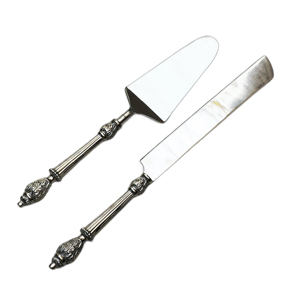 Factory Direct <b>Sale</b> High Grade Stainless Steel Cake Server & <b>Knife</b> <b>Set</b> Silver Finishing <b>for</b> Home Anniversary Party Uses - Product Image 6