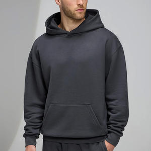 Sweat à capuche en molleton de coton, sweat à capuche lourd, fabrication en usine, fournisseur en gros, production en vrac - Product Image 5