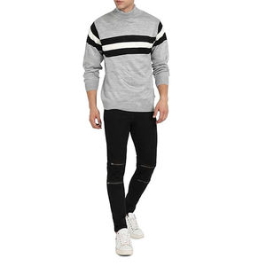 Coton Demi Zip Polaire Pull Quarter Zip Chemises Brodé Sweat Court Quart Zip Pull Chandails Pour Homme - Product Image 5