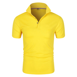 Polo liso de manga corta para hombre, camisetas deportivas de golf informales de algodón ajustadas a la moda, polos personalizados para hombre 2023 - Product Image 4