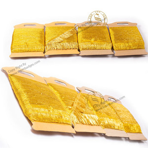 Frange de lingot d'or de cérémonie glands vêtements personnalisés frange d'or en gros frange de fil d'or de lingot d'or - Product Image 6