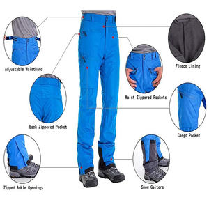 Pantalon de ski pour hommes fournisseur OEM avec logo de conception coupe-vent imperméable personnalisé et services de vêtements de marque privée - Product Image 3
