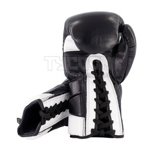 Gants de boxe à lacets Gants de boxe de qualité supérieure pas cher Prix Gants de boxe à lacets Tissu en cuir Vêtements pour jeunes - Product Image 2