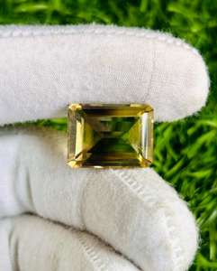 พลอยอัญมณีเจียระไนแบบมรกต18.05แร่ควอตซ์ธรรมชาติธรรมชาติสีพร้อมส่ง - Product Image 4