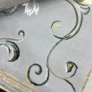 Alfombra Adiva, Tejida a Máquina, Jacquard, Moderna, de Polipropileno, Alfombras Turcas de Alta Calidad, Resistentes a las Manchas, de Pelo Largo, Abstractas - Product Image 1