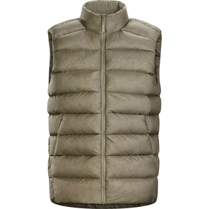 Gilet matelassé léger en toile à capuche pour homme, imperméable, coupe-vent, printemps, automne, hiver, nouvelle marque, logo personnalisé - Product Image 6