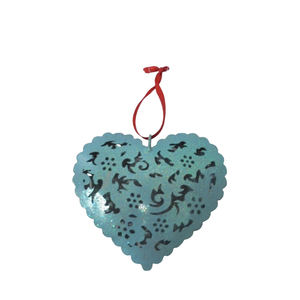 Christmas <b>Decoration</b> Handmade Hot Selling Iron Metal Hanging <b>Heart</b> Wall Decorative Gold Plated <b>Heart</b> for Home <b>Decoration</b> - Product Image 4