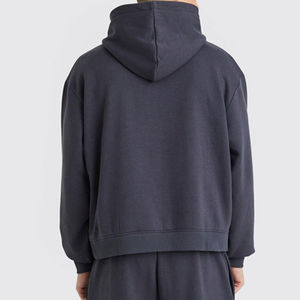 2025 nouveauté conception personnalisée hommes survêtement évasé ensemble vêtements en polaire de haute qualité avec col à capuche pour l'hiver - Product Image 4