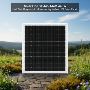 Panneau solaire monocristallin HJT à demi-cellules Solar One S1-445-144M 440W - Product Image 3