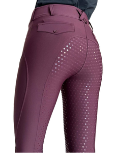 Pantalones de equitación premium para mujer con parche en la rodilla, transpirables, de tela elástica, para práctica diaria. - Product Image 5