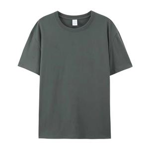 Ropa a granel Camiseta lavada personalizada hecha de algodón puro 100% para hombres y mujeres, con fotos personalizadas Camiseta de secado rápido - Product Image 5