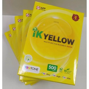 Papier copie A4 IK jaune 5x500 feuilles 80 g/m² blanc pour impression de bureau et usage professionnel - Product Image 4