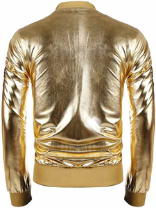 Chaqueta de bombardero reversible transpirable impermeable a prueba de viento para hombre de invierno con tela de poliéster 100% de lona ecológica - Product Image 6