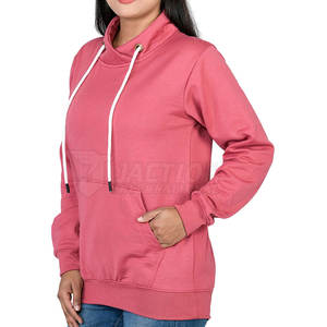 Sudaderas transpirables de color sólido para mujer, diseño personalizado, uso al aire libre, tamaño personalizado, sudaderas con capucha para mujer - Product Image 3