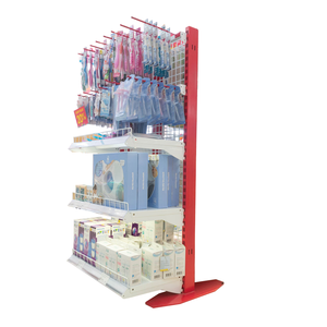 Estantes de supermercado de doble cara A48 personalizados de ADONG, estantes de exhibición de góndola de Metal, acero de hierro moderno para comestibles - Product Image 1