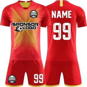 Custom Made Sublimation Sports Team Wear Polyester Unisex Soccer <b>Jersey</b> <b>Short</b> Set Soccer Uniforms - Product Image 1