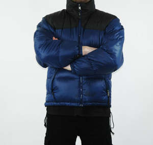 แจ็กเก็ตปลาปักเป้าโพลีเอสเตอร์สีเขียวสำหรับผู้ชาย/2025แจ็กเก็ตขนเป็ดลำลองมาในฤดูหนาวโลโก้ตามสั่ง - Product Image 3