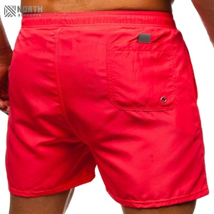 Pantalones Cortos Deportivos Casuales para Hombre, de Secado Rápido, Ligeros, Transpirables, de Tela de Lona, Cintura Media, Cierre con Cordón, para Gimnasio - Product Image 4