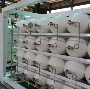 Cilindro de Almacenamiento de GNC de 150L 200L 250 Bar con Plataforma en Cascada para Almacenamiento Industrial de Gas - Product Image 4