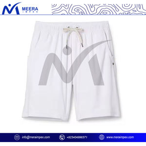 Custom 100% Cotton Comfortable Plain <b>White</b> <b>Shorts</b> For <b>Men</b> Quick Dry, Sustainable, Lightweight And Breathable <b>Shorts</b> For <b>Men</b> - Product Image 2