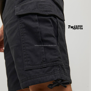 กางเกงขาสั้นคาร์โก้ผ้าแคนวาสผู้ชายคุณภาพดีที่สุดปี 2026 ป้องกันรอยยับ แห้งเร็ว เป็นมิตรกับสิ่งแวดล้อม สไตล์ไฮสตรีท ขายส่ง - Product Image 5