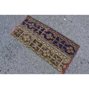 พรมปูพื้นสไตล์ตุรกีโบราณขนาดใหญ่17x34ฟุตพรมสำหรับห้องนั่งเล่นสีน้ำตาลและสีฟ้าสำหรับตกแต่งวัยรุ่น - Product Image 2