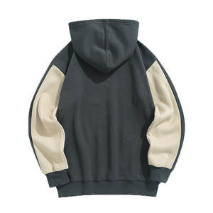 Sweat à capuche personnalisable coupe classique en molleton épais polyester/coton, style streetwear décontracté, de luxe, écologique, pour l'hiver, coupe oversize, vierge - Product Image 2