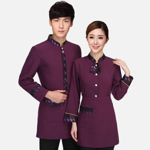 Uniforme de Personal de Limpieza de Buena Calidad Directamente de Fábrica, Chaqueta para Uso en Hoteles y Ropa de Cocina, Poliéster/Algodón, Colores y Tallas Personalizadas - Product Image 3