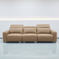 Canapé modulaire inclinable électrique italien de luxe moderne en tissu technique, idéal pour villa, salle de sport, appartement - Vente en gros usine