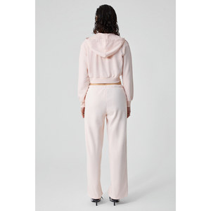 Pantalones Deportivos Blancos de Cintura Alta y Pierna Ancha para Mujer, 100% Algodón, Transpirables, Marca <span class=keywords><strong>LAYA</strong></span> - Product Image 3