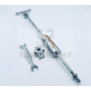 Extracteur de tige d'articulation de la hanche orthopédique allemande Surgiright, tige d'extension Slaphhammer, manuel, 1,6 lb, verrouillage à 3 positions, classe I CE ISO - Product Image 4