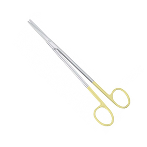 Tijeras quirúrgicas profesionales Metzenbaum Tijeras quirúrgicas manuales finas doradas curvas TC con bordes Romos - Product Image 1