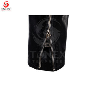 Hot Selling Customized Winter Leather <b>Jackets</b> for <b>Men</b> Breathable Waterproof Windproof with Hooded Zipper Closure <b>Light</b> Fabric - Product Image 5