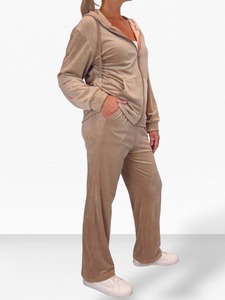 Conjunto de chándal con capucha para mujer, chándal de 2 piezas, sudadera con cremallera completa, Jogging, trajes atléticos para correr para mujer, - Product Image 3