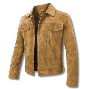 Chaqueta de Invierno de Cuero de Gamuza de Piel de Vaca de Alta Calidad con Corte Elegante, Tacto Suave, Logotipo Frontal, Ecológica y Transpirable - Product Image 4