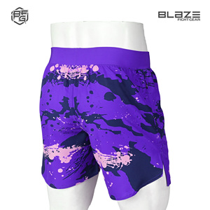 Pantalones cortos de MMA profesionales de entrenamiento BJJ NO GI con logotipo personalizado OEM para hombre con impresión por sublimación en tamaño y diseño multicolor - Product Image 5