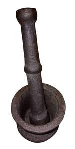 Moulin à épices et herbes traditionnel en fonte de petite taille, robuste - Product Image 6