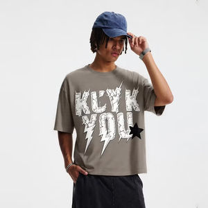 T-shirt en coton inodore pour hommes, imprimé sur mesure, pour les rassemblements entre amis |   Personnalisation OEM/ODM disponible - Product Image 3