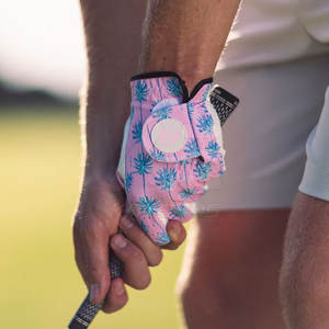 Guantes de golf de venta directa de fábrica Guantes de golf de piel de oveja resistentes Guantes de golf de impresión por sublimación - Product Image 4