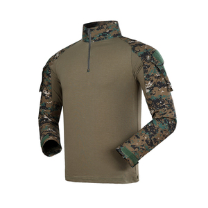 Conjunto de uniforme táctico de dos piezas para hombres, ropa personalizada para exteriores, tela duradera y transpirable, diseño funcional - Product Image 2