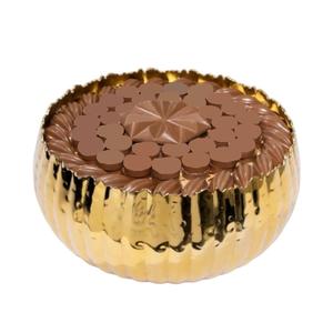 Creative Gold Metal <b>Chocolate</b> Serving Bowl For <b>Weddings</b> Tabletop Decoration Accessory High Quality Stainless Steel Sweet Holder - Product Image 1