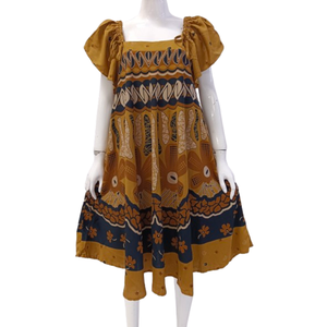 Vestido corto con volantes para mujer, hecho de rayón 100% de alta calidad - Product Image 4