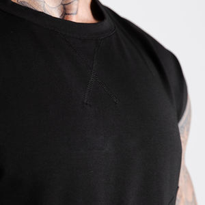 เสื้อยืดออกกำลังกายผู้ชายทรงโอเวอร์ไซส์ ผ้ารัดรูป แห้งเร็ว ระบายอากาศดี แขนสั้น คอกลม ผ้าทอ เหมาะสำหรับวิ่งและออกกำลังกายในฤดูร้อน - Product Image 6