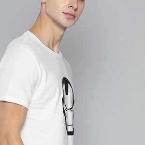 T-shirt à col rond en maille de haute qualité, vêtements décontractés pour hommes, streetwear, écologique, séchage rapide, impression personnalisée, prix de gros - Product Image 5
