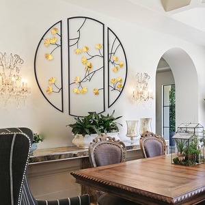 Handcrafted Modern Design Iron Metal Wall Art Panel Superb Outdoor Home <b>Decorative</b> Hanging for Interior Use - Product Image 2
