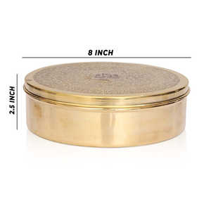 Casseroles Boîte Avec Couvercle Premium Poli Haute Qualité Maison Hôtel Table Ware En Acier Inoxydable Chapati Boîte De Service Forme Ronde - Product Image 6